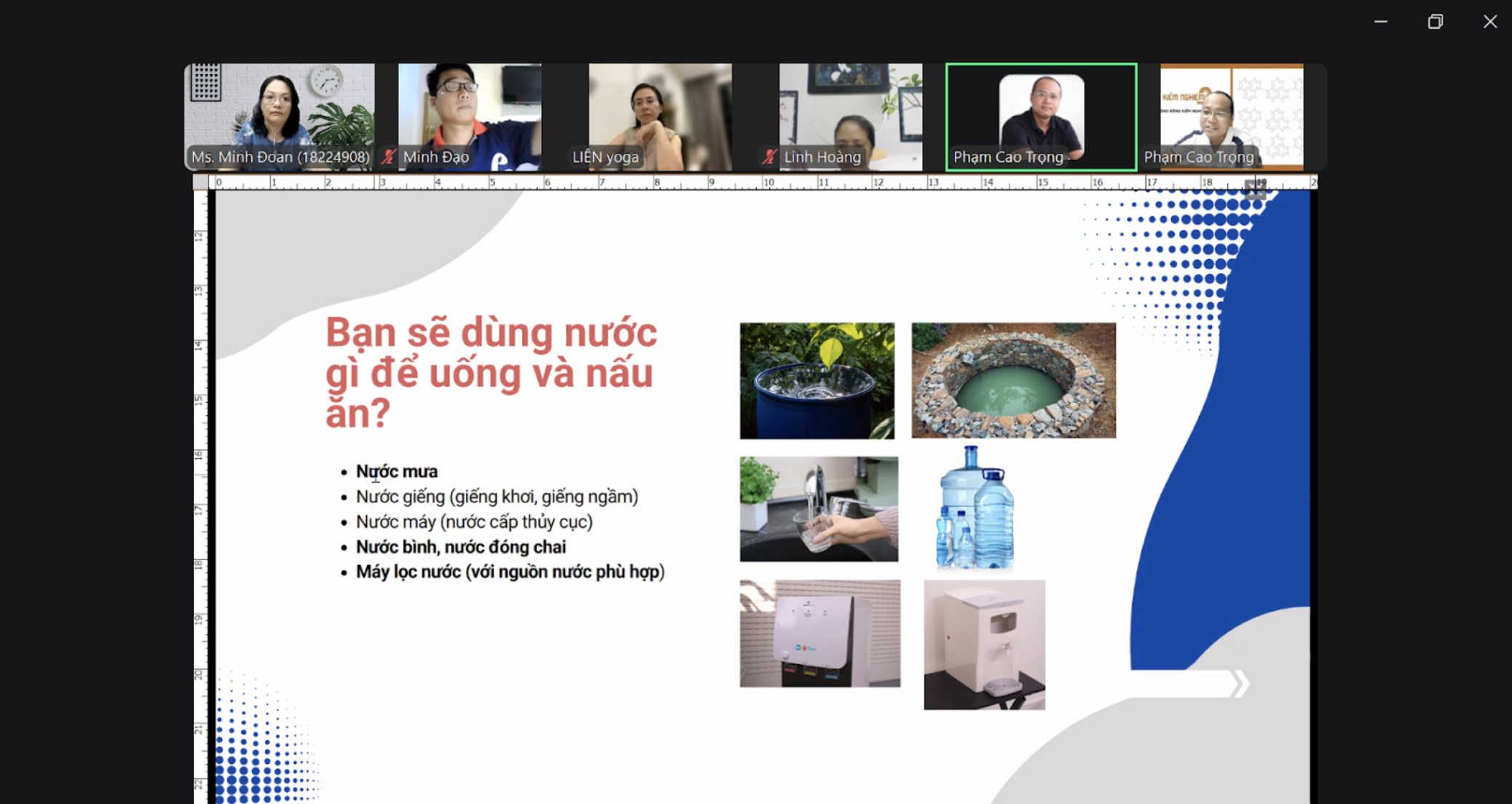 hội thảo về nước